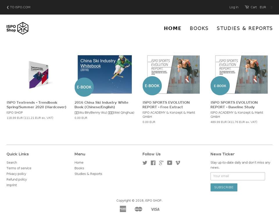 ispo-shop.de shopify website screenshot