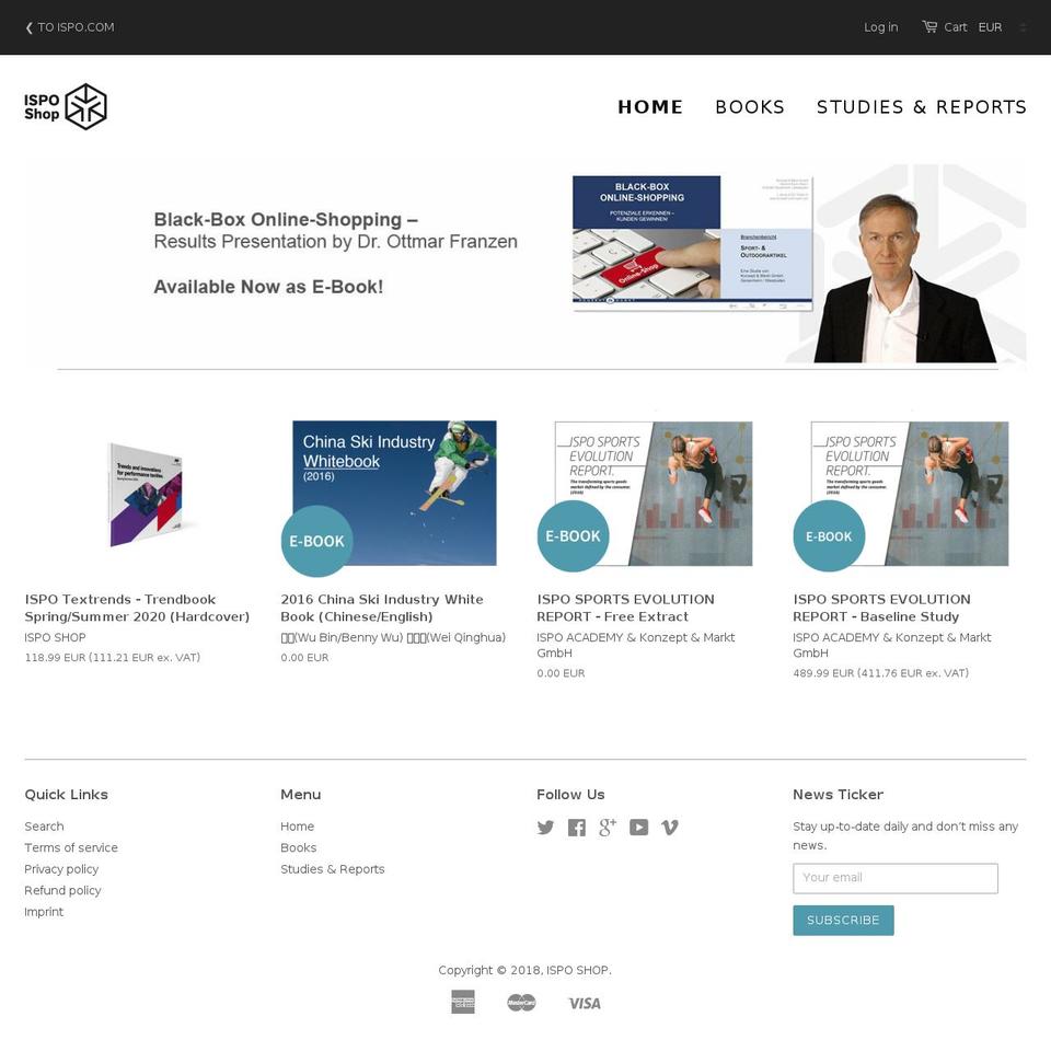 isposhop.de shopify website screenshot