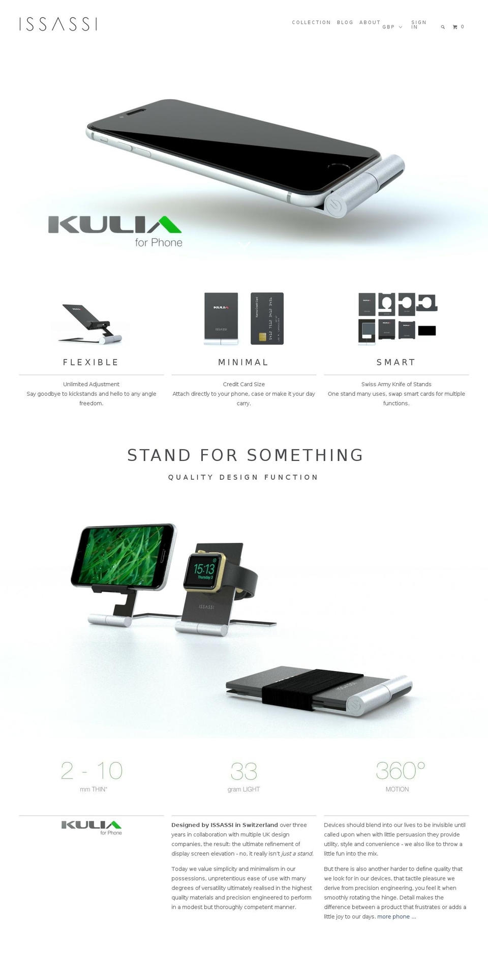 issassi.com shopify website screenshot