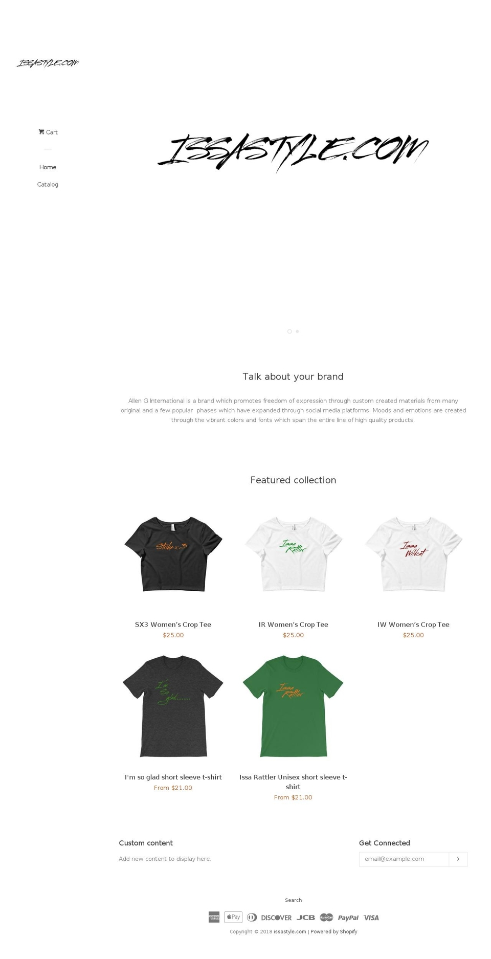 issastyle.com — Shopify storefront screenshot