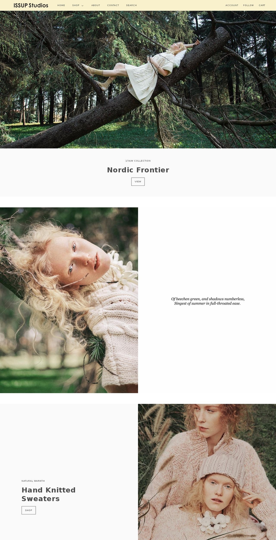 issupstudios.com — Shopify storefront screenshot