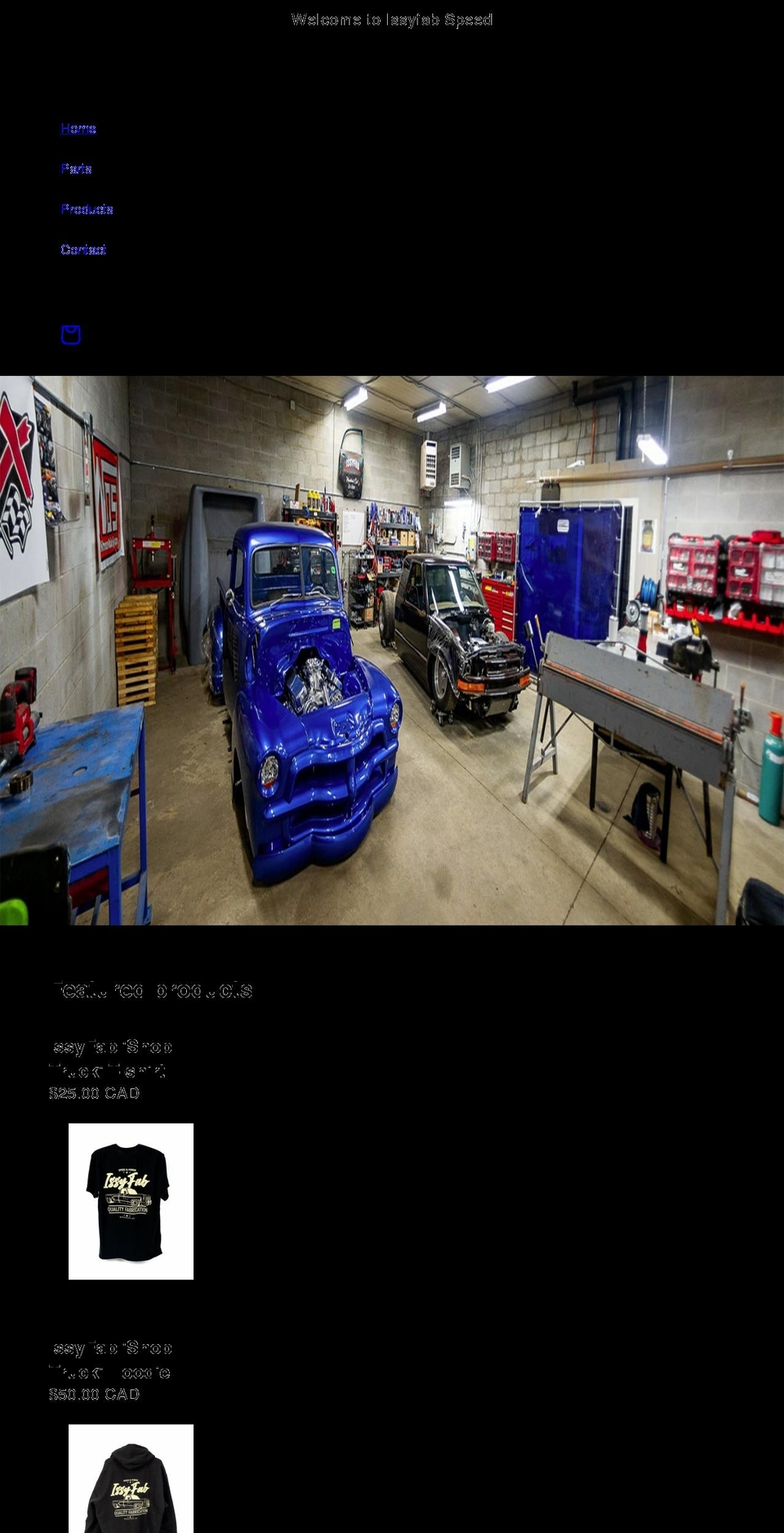 issyfabspeed.com shopify website screenshot