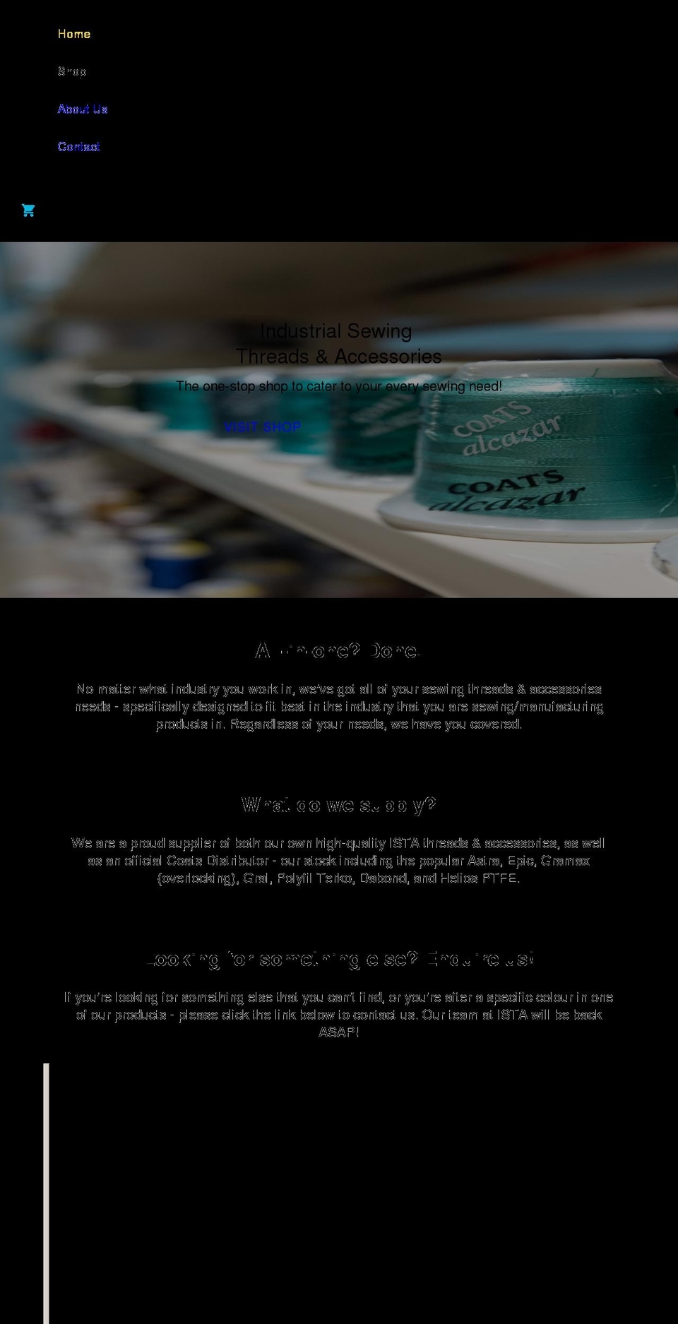 ista.net.au shopify website screenshot