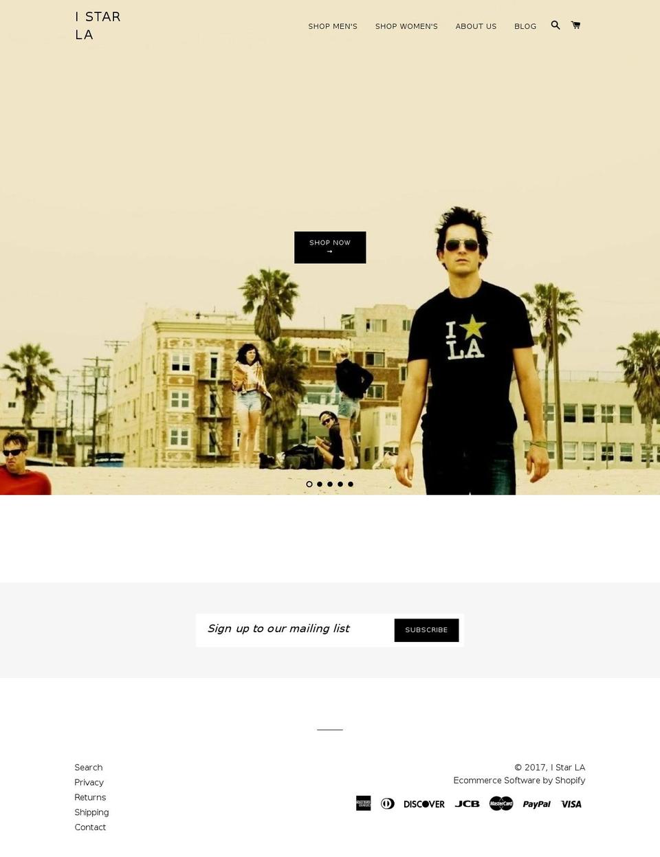 istarla.com shopify website screenshot