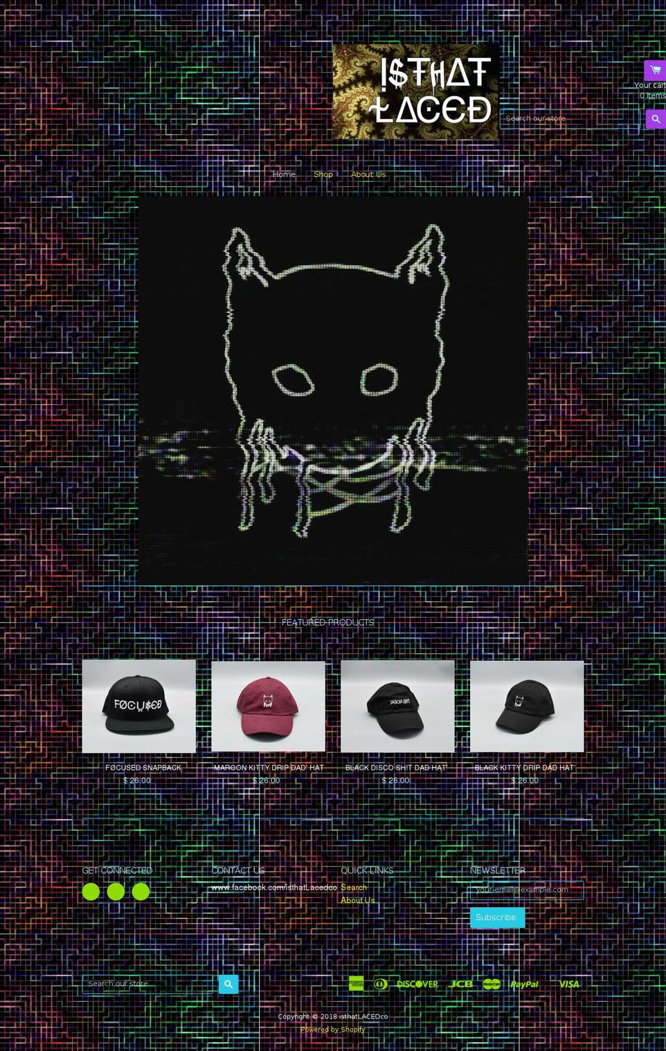 isthatlaced.com — Shopify storefront screenshot