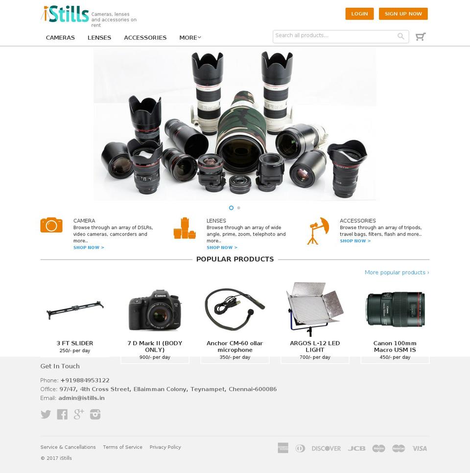 istills.in shopify website screenshot