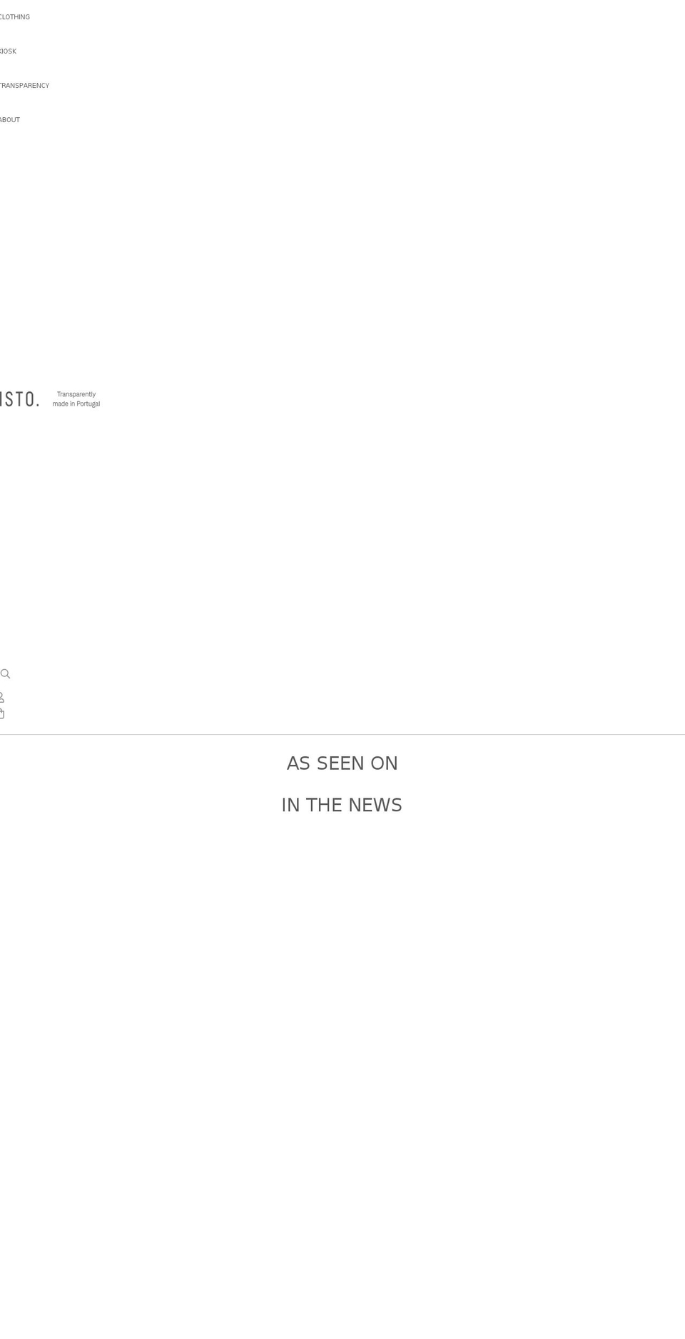 isto.pt shopify website screenshot