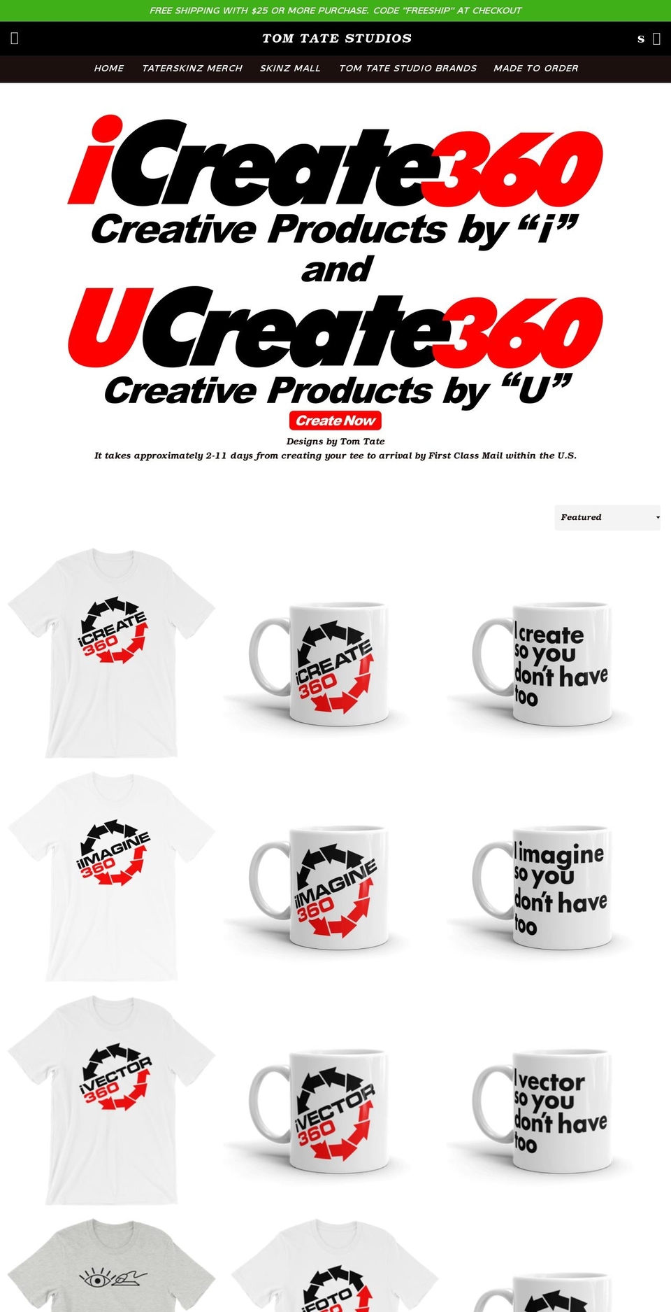 isublimate360.com — Shopify storefront screenshot