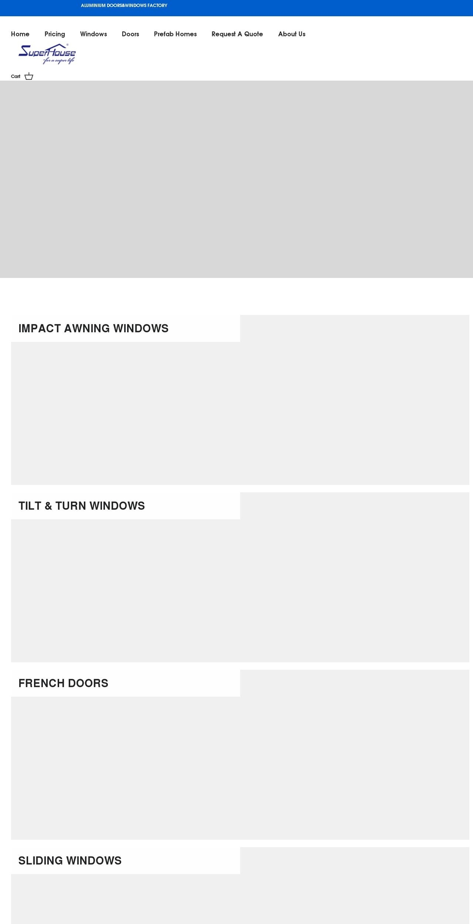 isuperhouse.net shopify website screenshot
