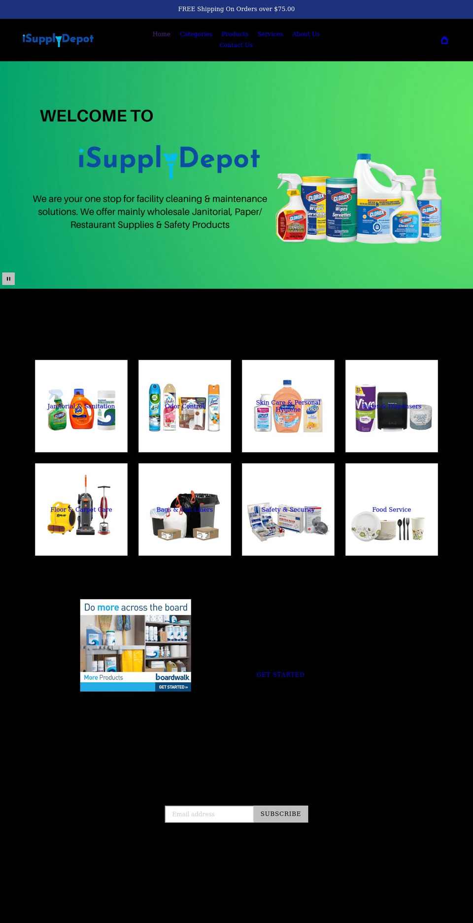 isupplydepot.com shopify website screenshot