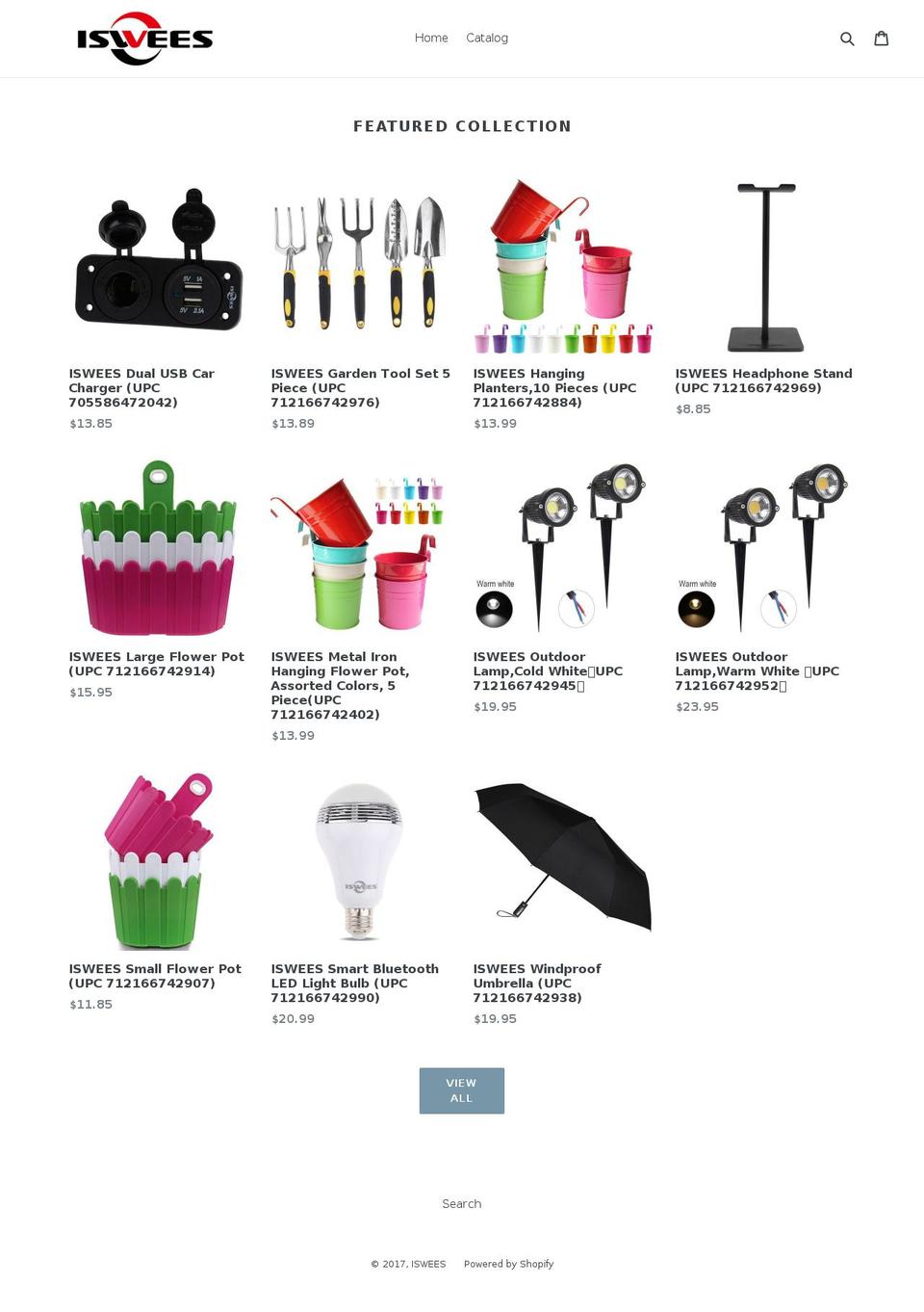 iswees.com shopify website screenshot