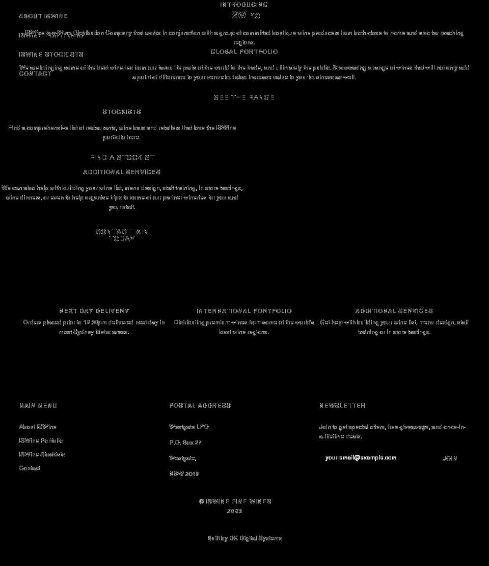 iswine.com.au shopify website screenshot