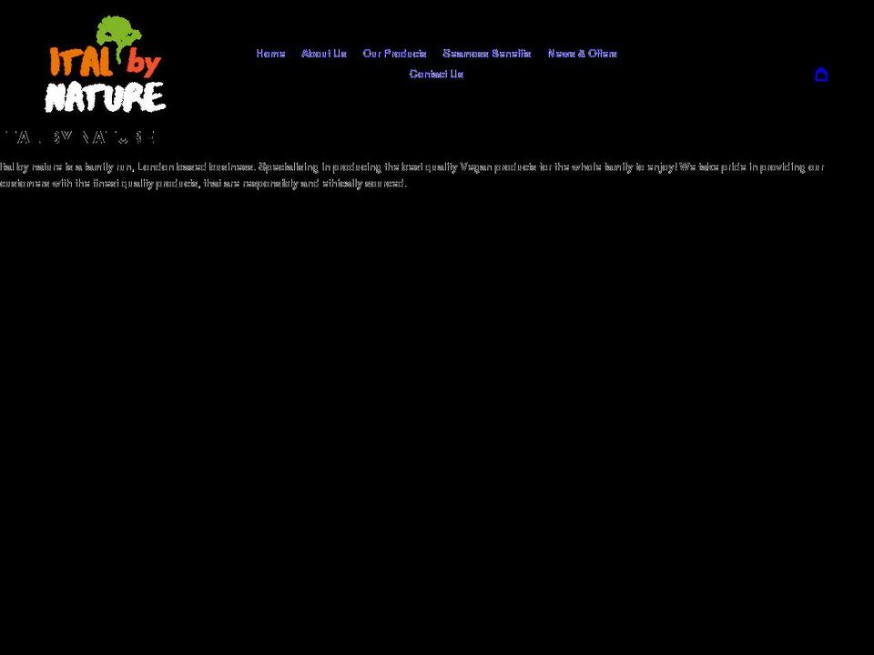 italbynature.com shopify website screenshot