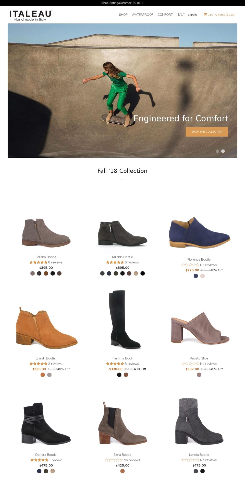 italeau.com — Shopify storefront screenshot