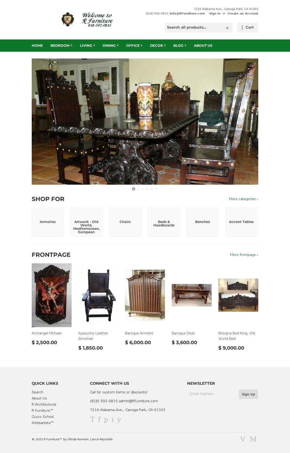 italian-villa-revival.myshopify.com shopify website screenshot