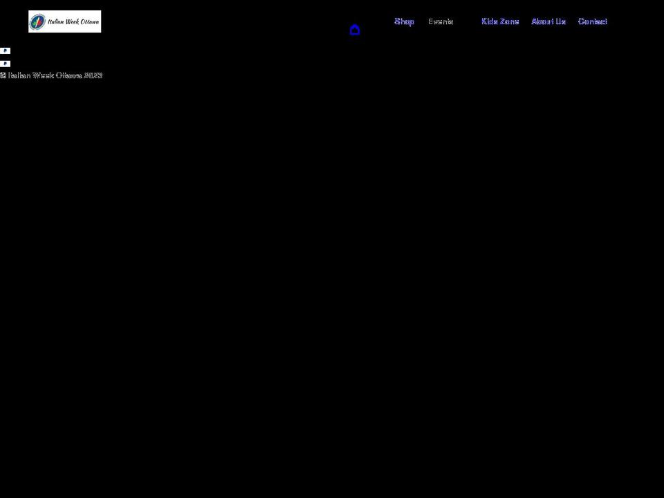 italian-week.myshopify.com shopify website screenshot