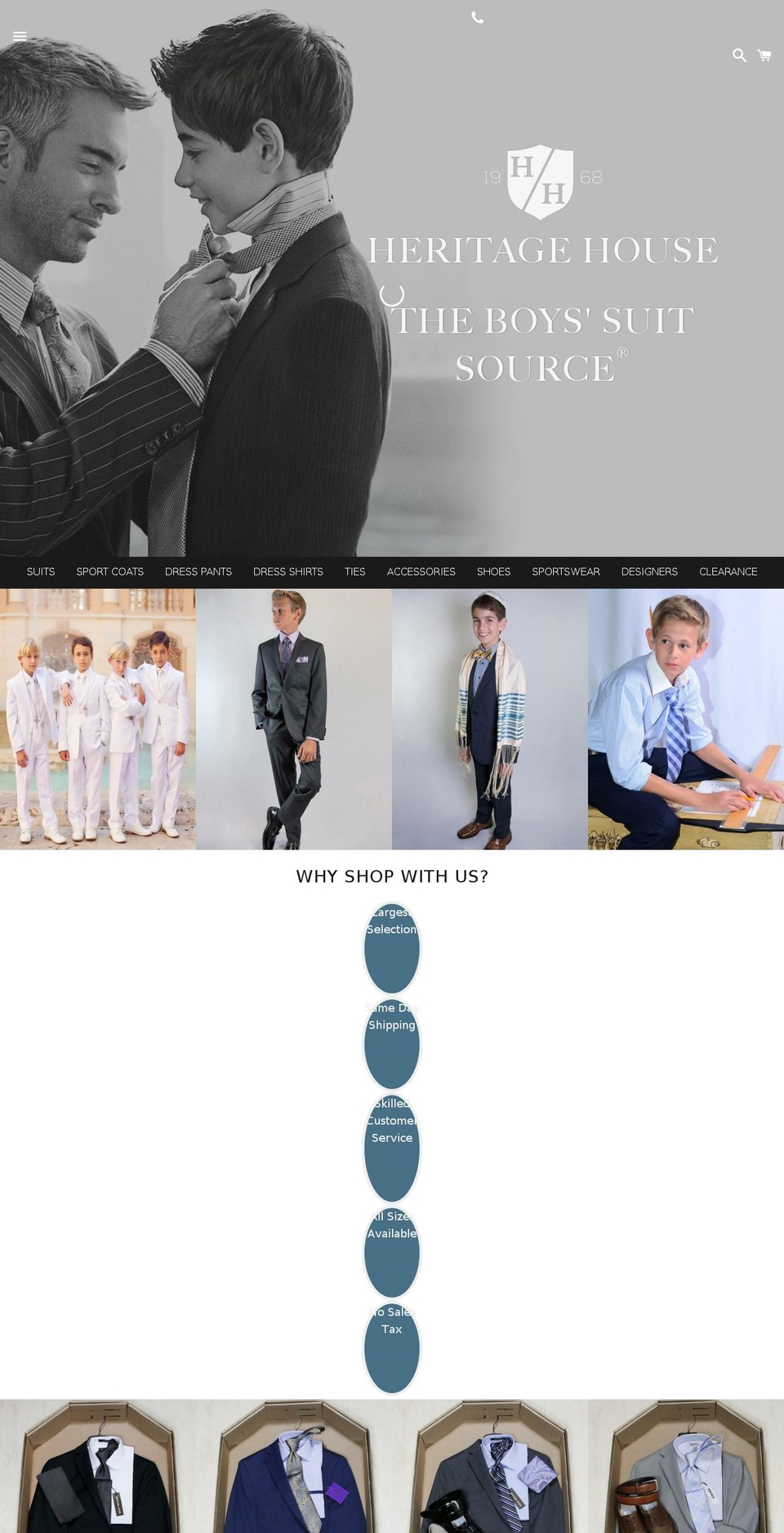 italianboyssuits.com shopify website screenshot