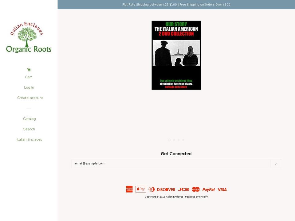 italianenclave.com — Shopify storefront screenshot