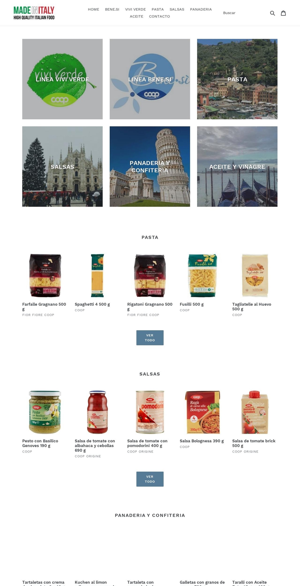 italyd.com — Shopify storefront screenshot