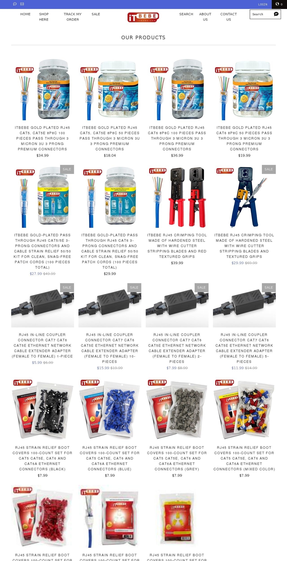 itbebe.com shopify website screenshot