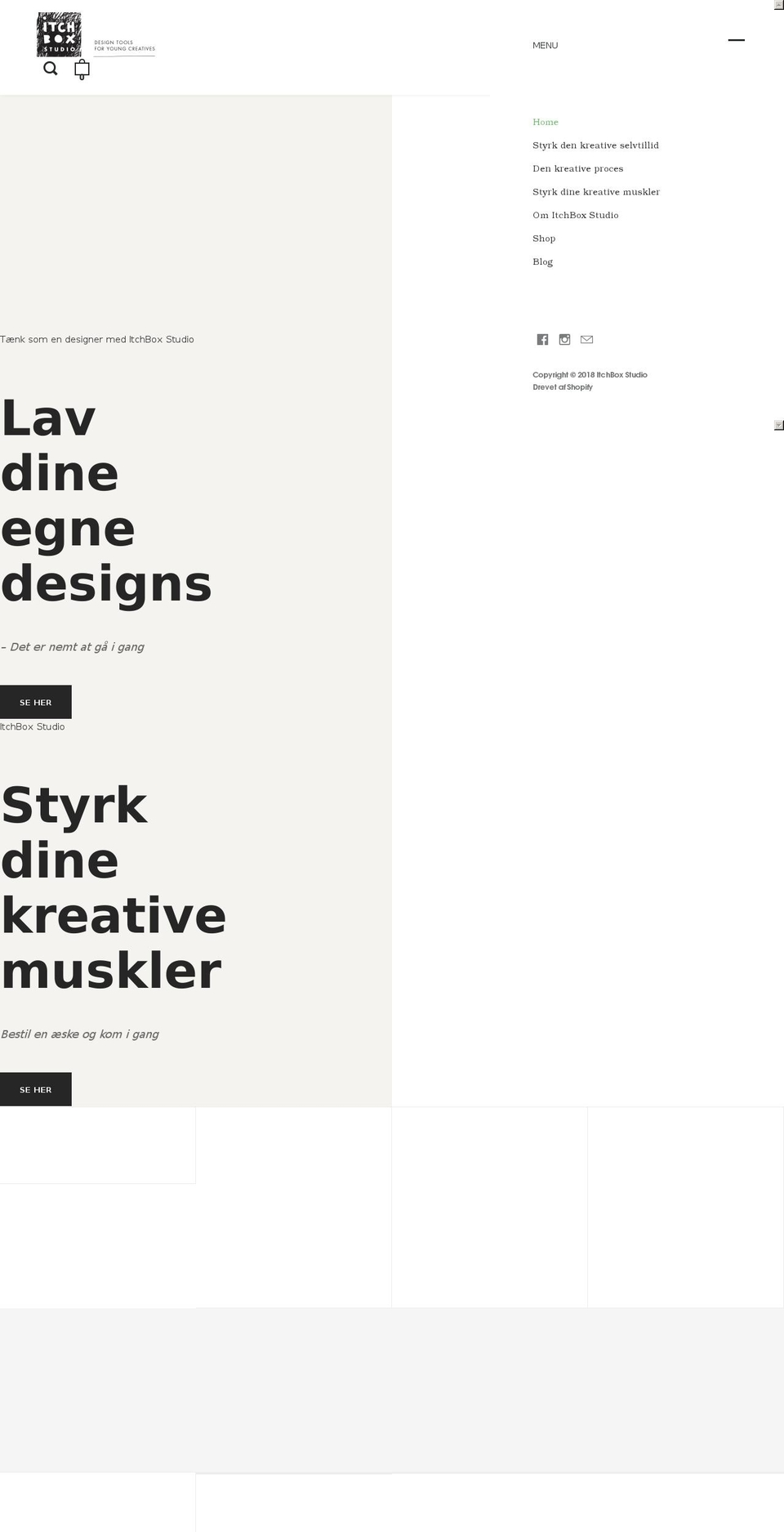 itchboxstudio.com — Shopify storefront screenshot