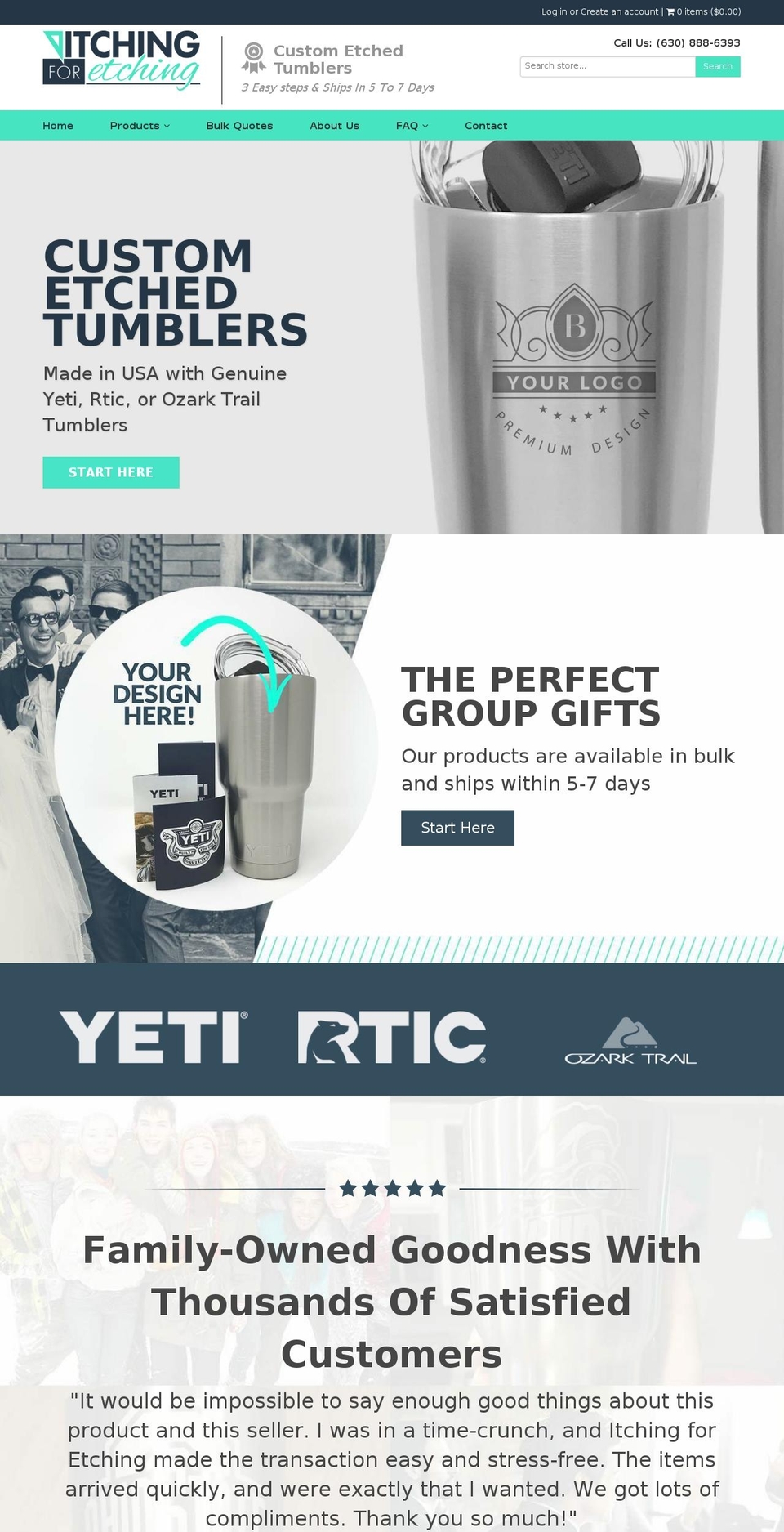 itchingforetching.com — Shopify storefront screenshot