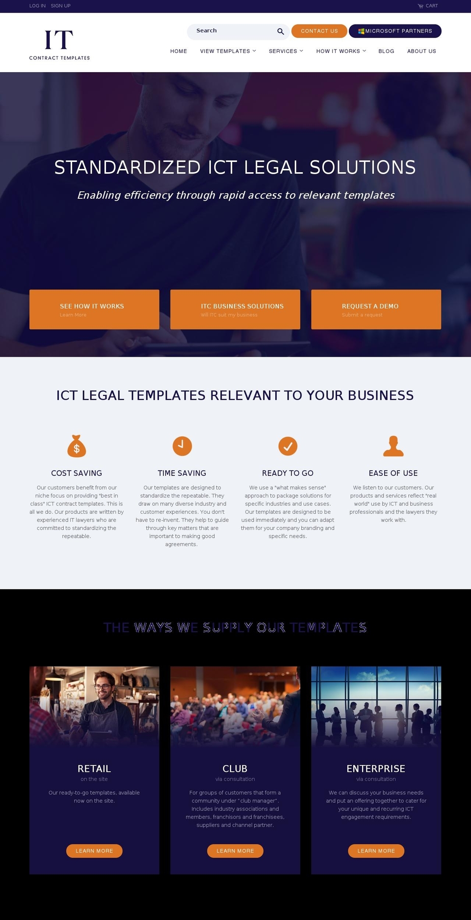 itctemplates.com shopify website screenshot