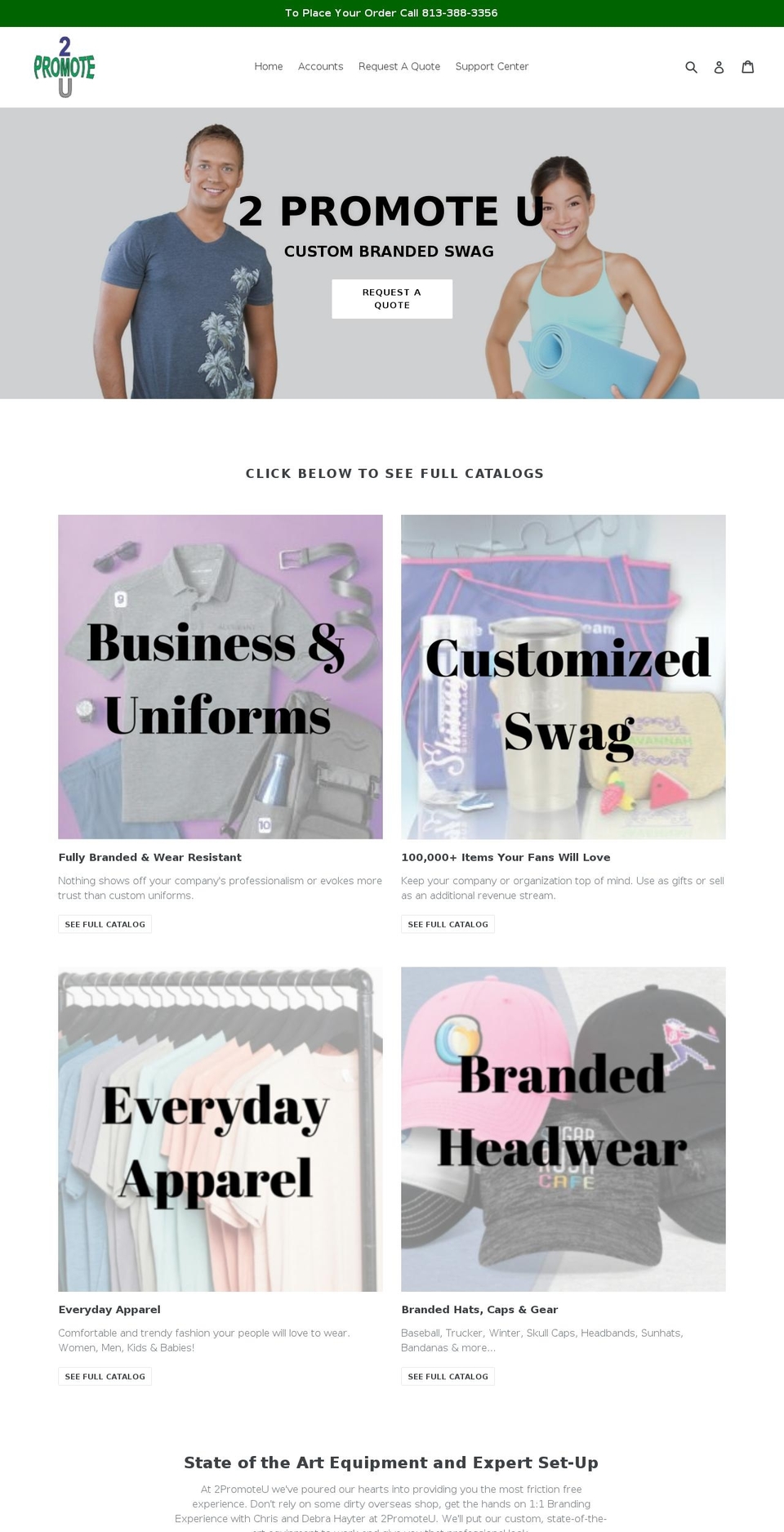 items2promoteu.com — Shopify storefront screenshot
