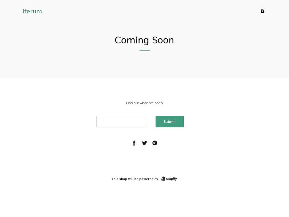 iterum.com.au shopify website screenshot
