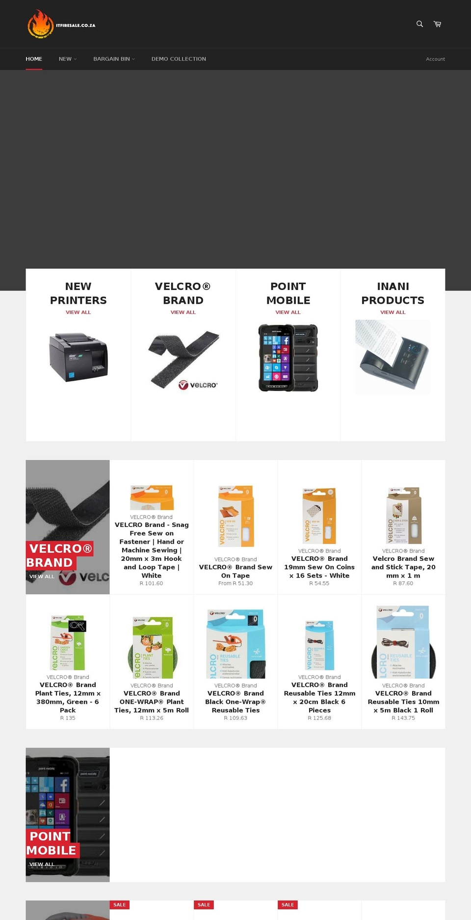 itfiresale.co.za shopify website screenshot