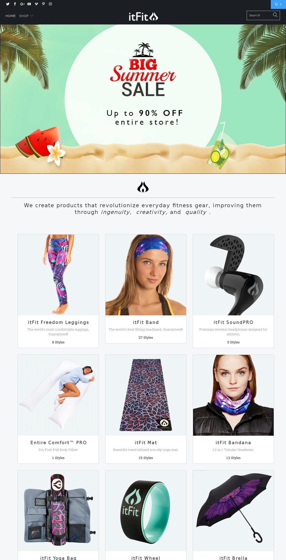 itfitapparel.com — Shopify storefront screenshot