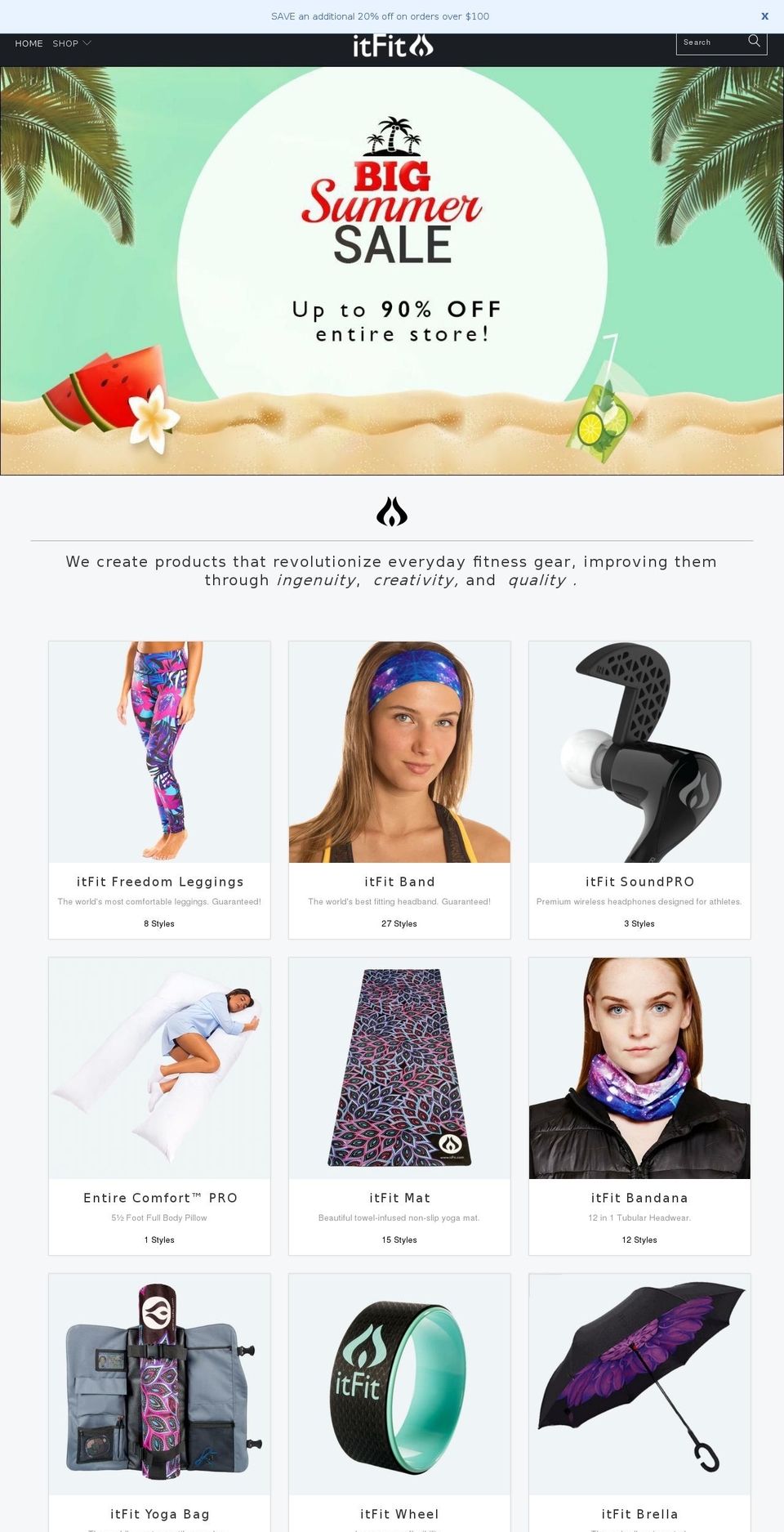 itfitcanada.com — Shopify storefront screenshot