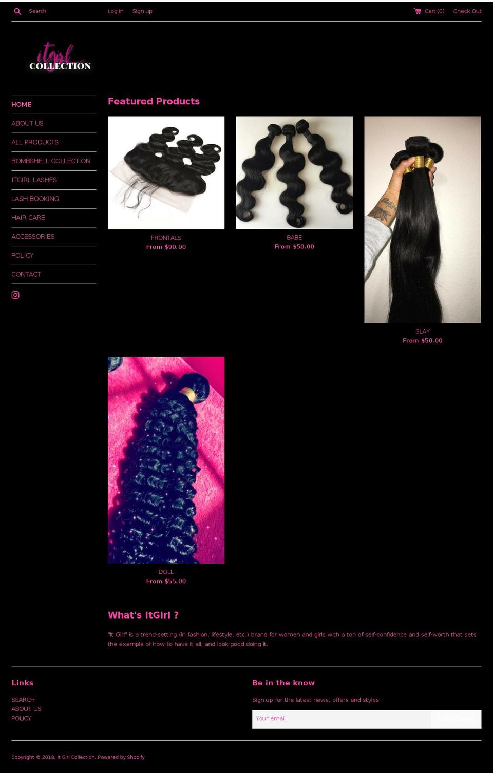 itgirlco.com — Shopify storefront screenshot