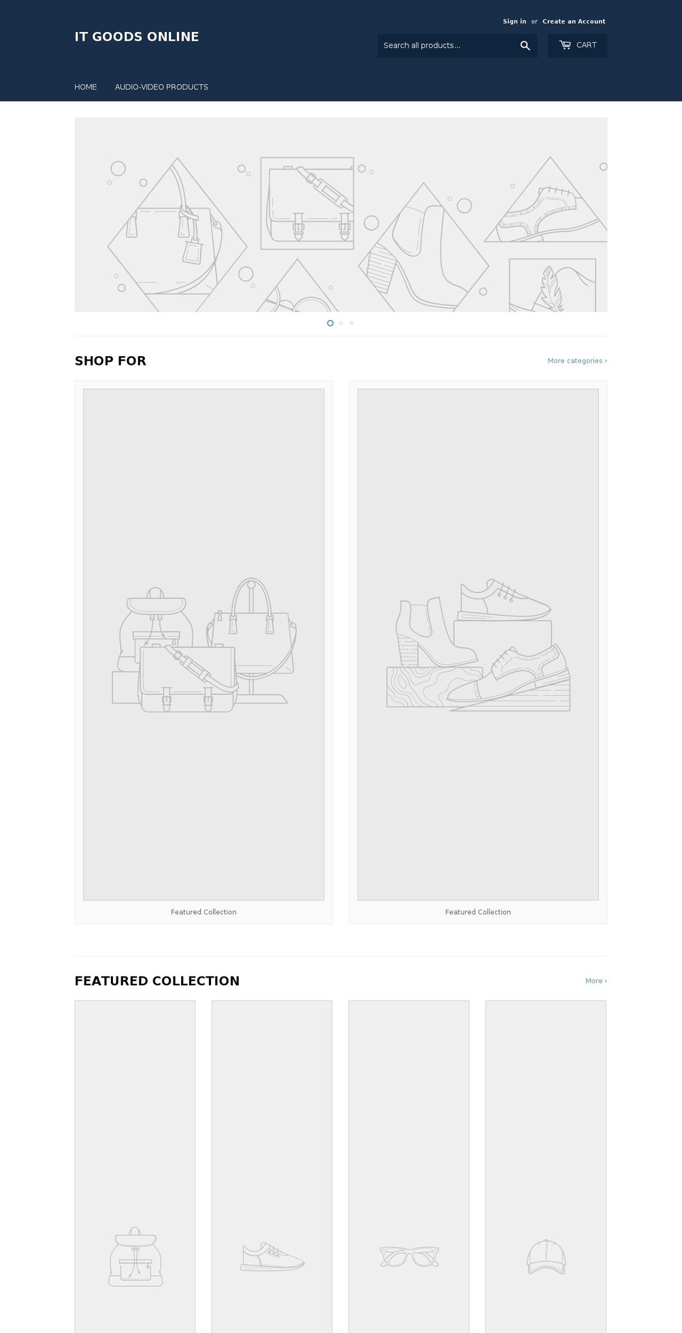 itgoodsonline.com.au shopify website screenshot