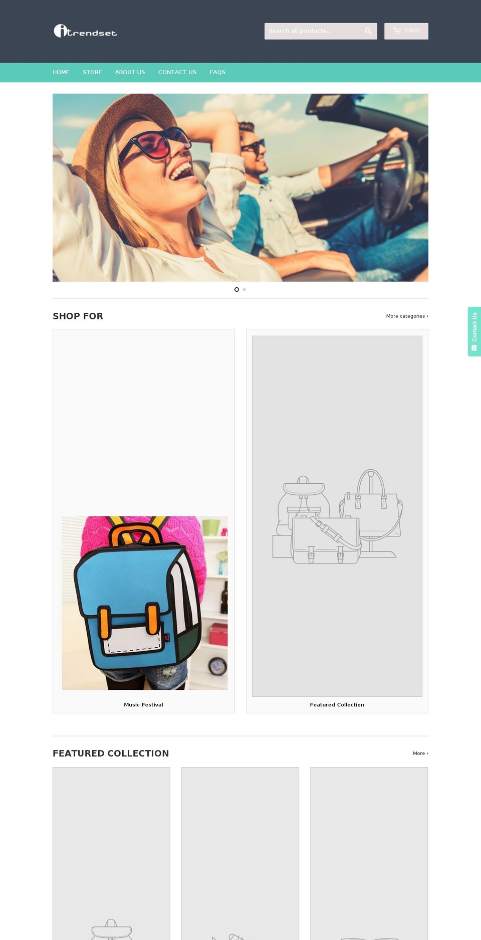 itrendset.com — Shopify storefront screenshot