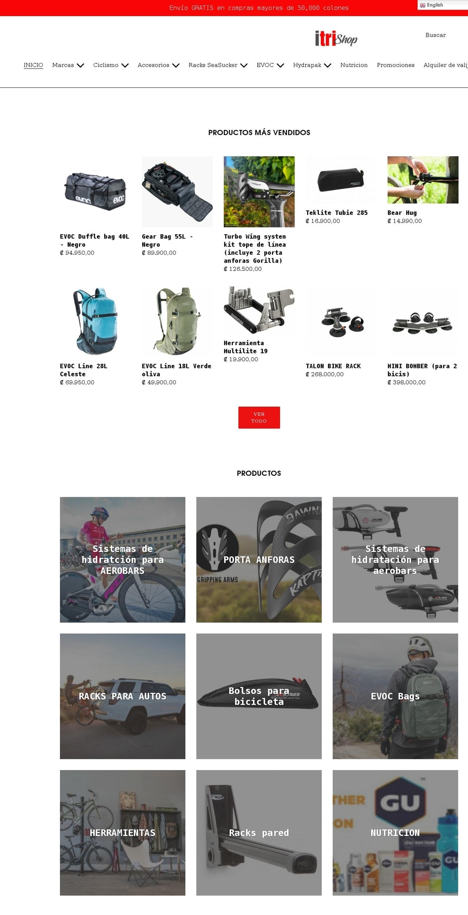 itrishop.com shopify website screenshot