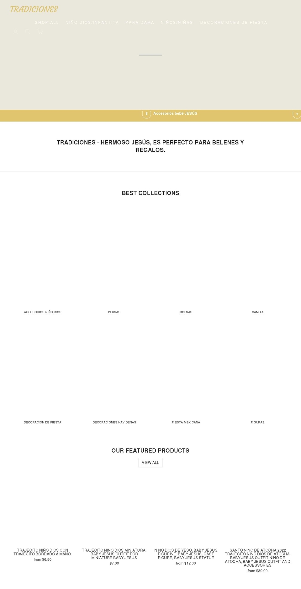 its-fiesta-time.myshopify.com shopify website screenshot