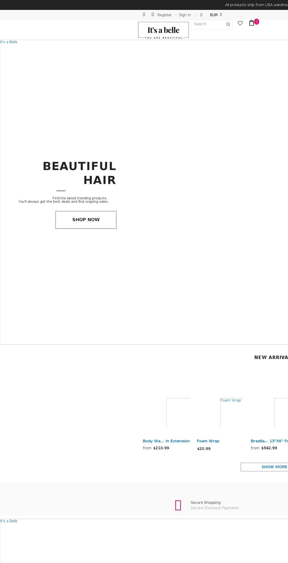 Beauty skincare premier theme Shopify theme site example itsabelle.com