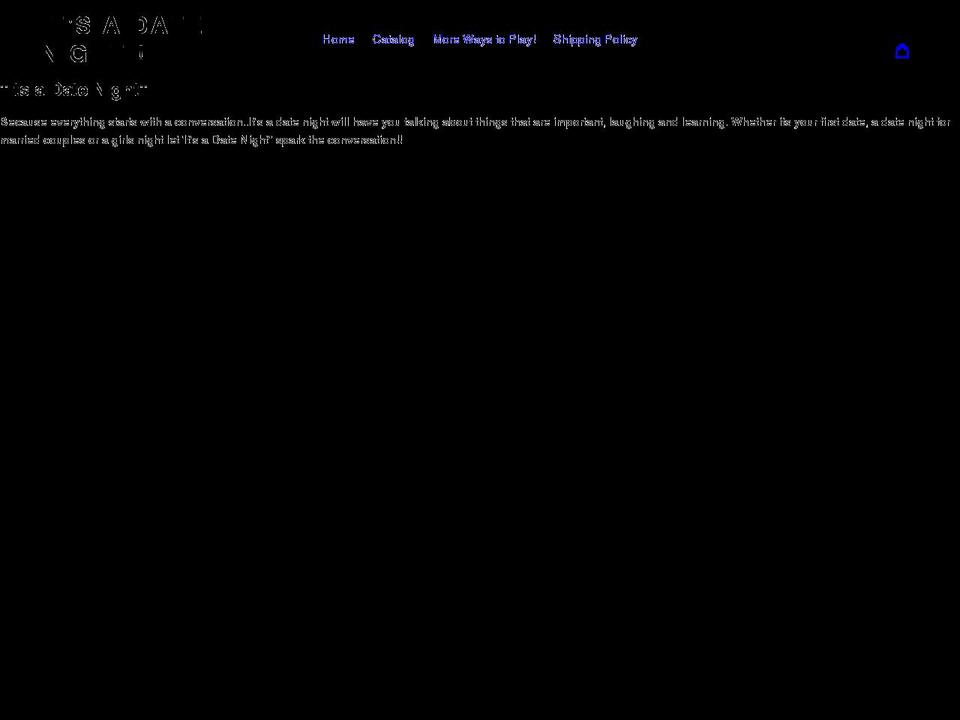 itsadatenight.store shopify website screenshot
