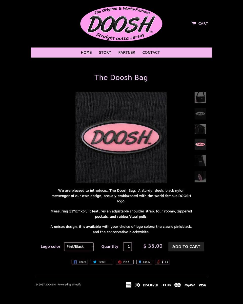 itsadoosh.com shopify website screenshot