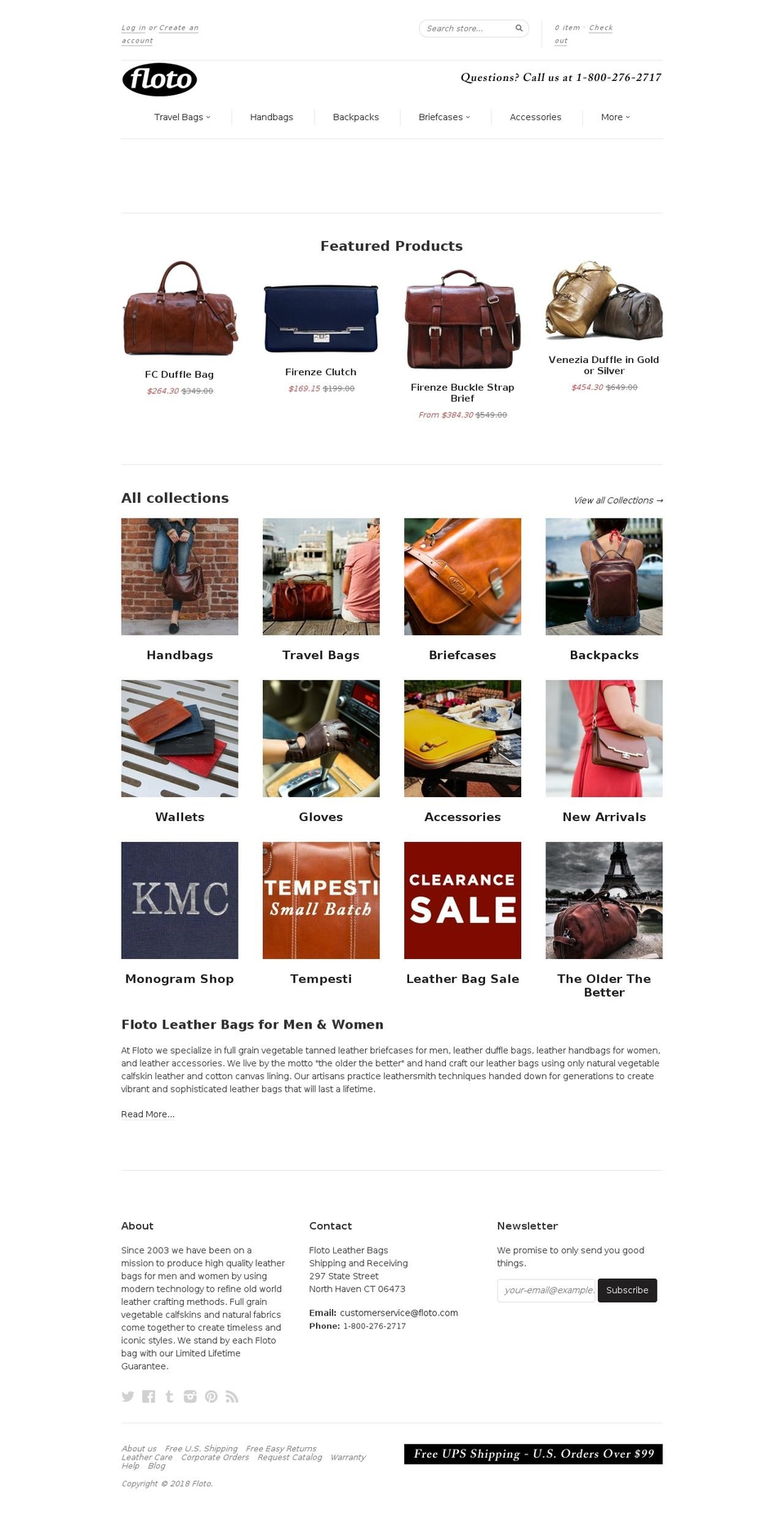 itsaflotobag.com shopify website screenshot