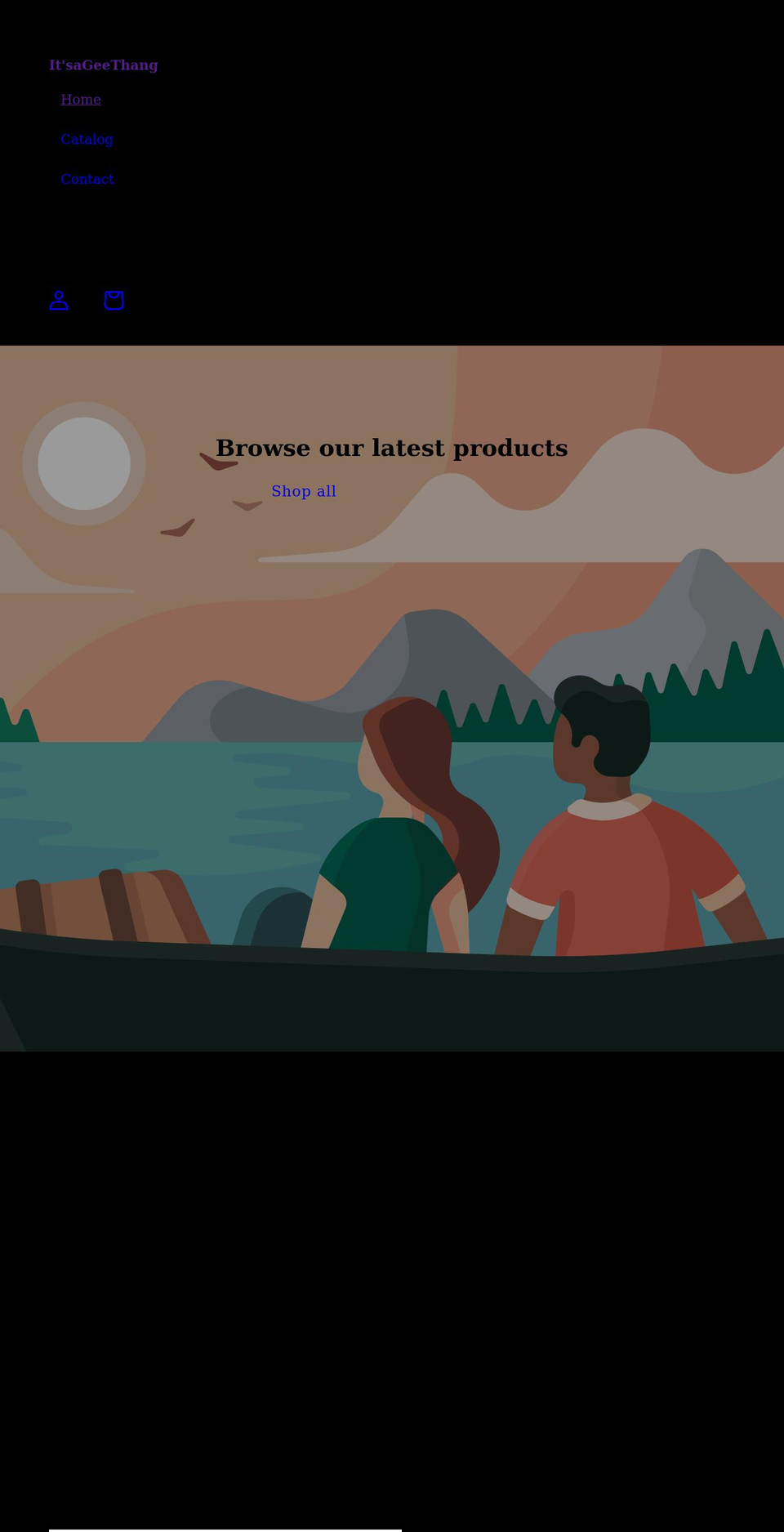 itsageethang.com shopify website screenshot