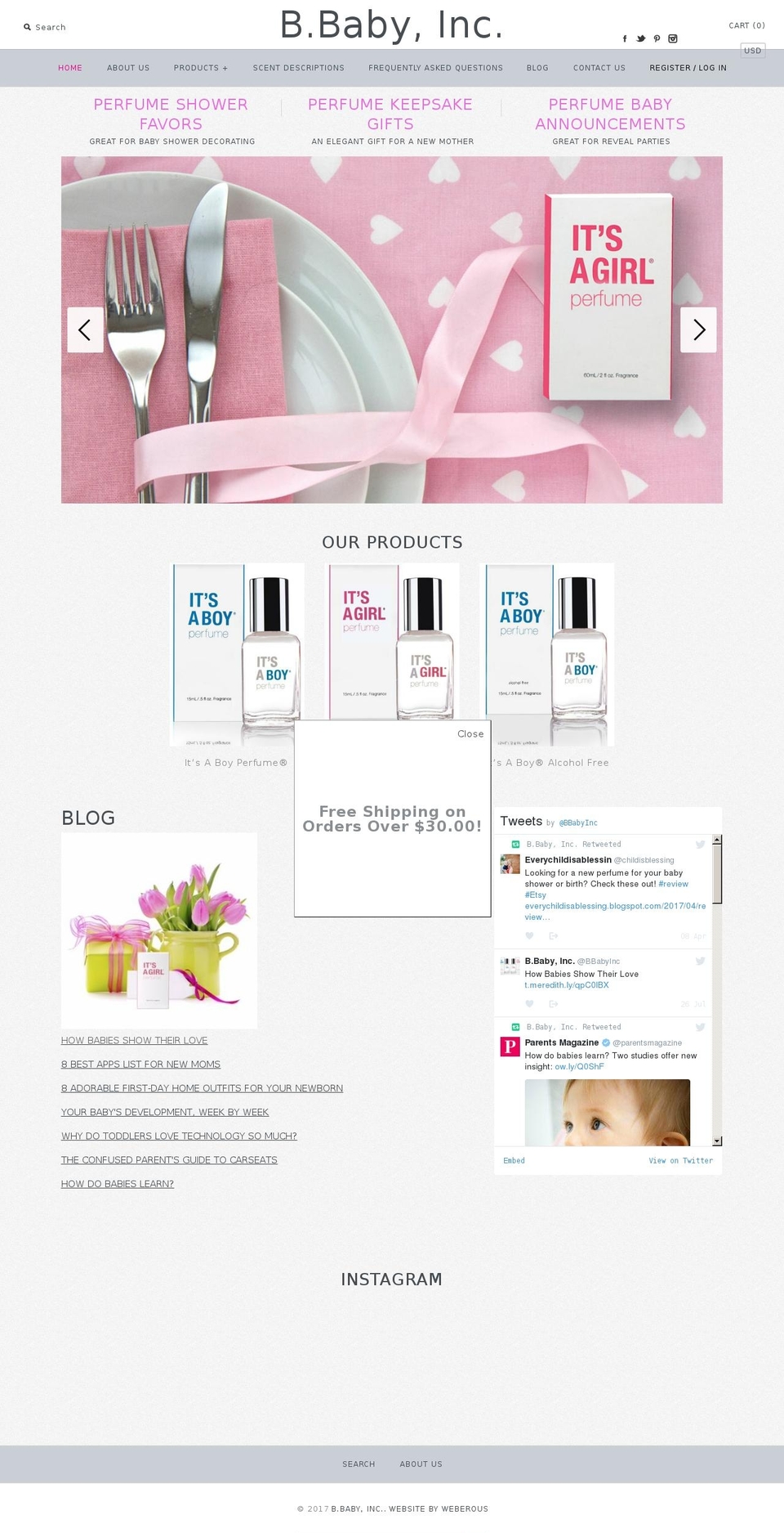 itsagirlperfume.com shopify website screenshot