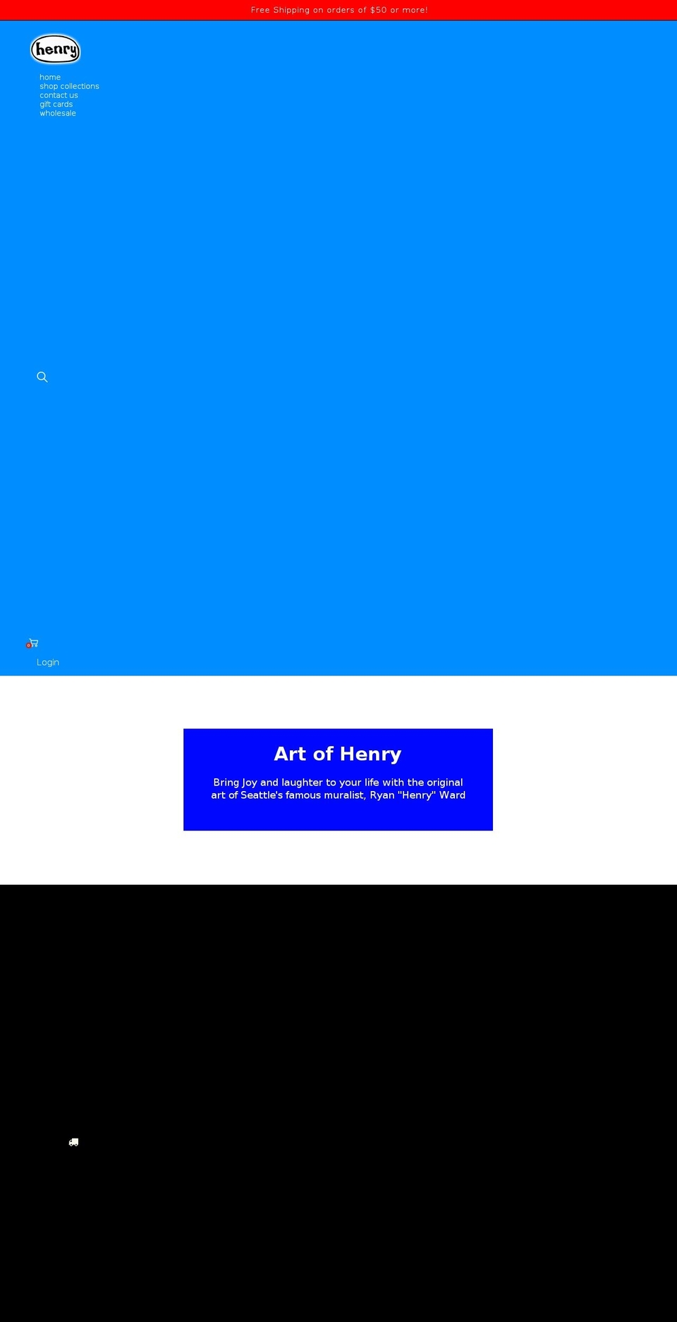 itsahenry.com — Shopify storefront screenshot
