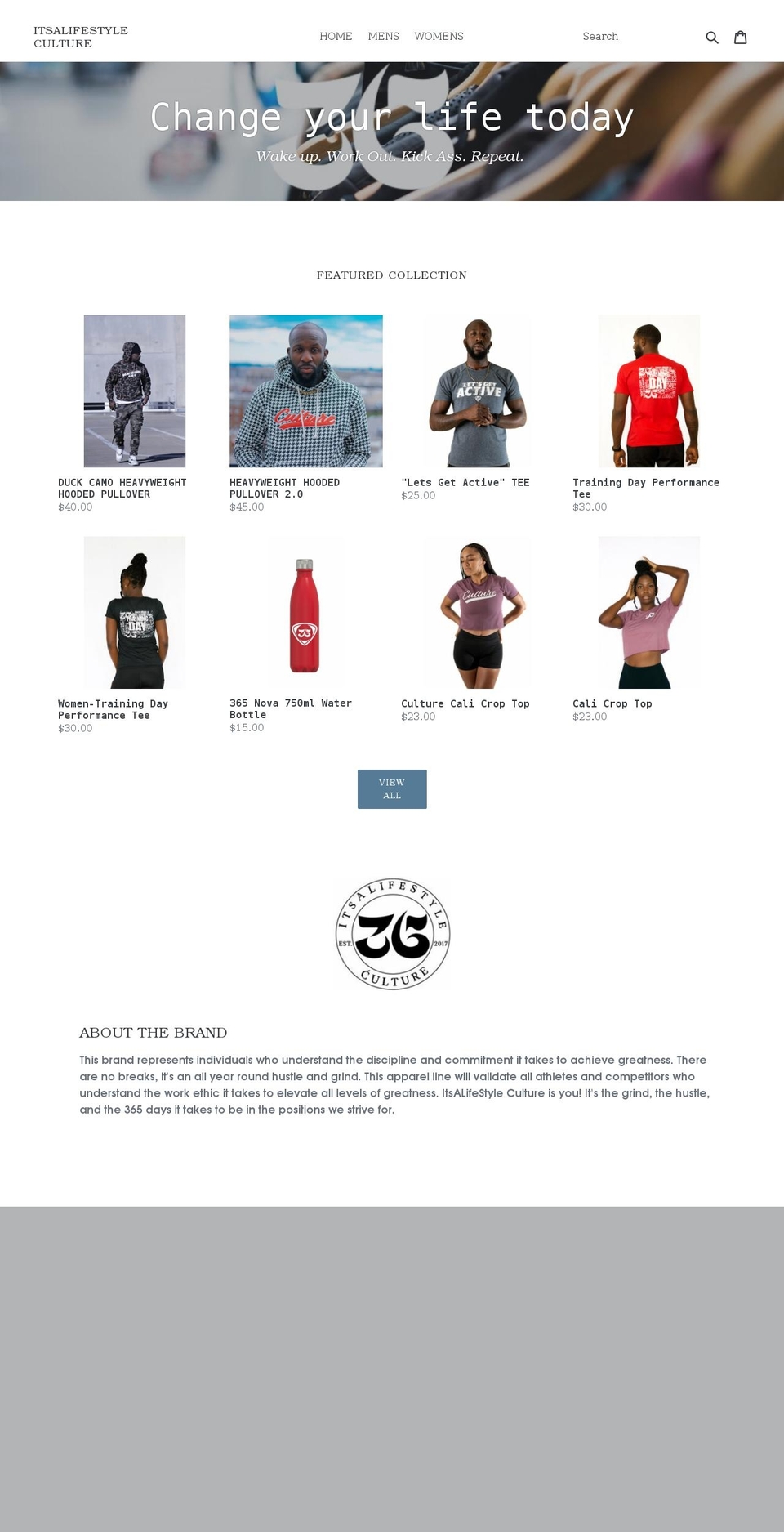 itsalifestylec.com shopify website screenshot