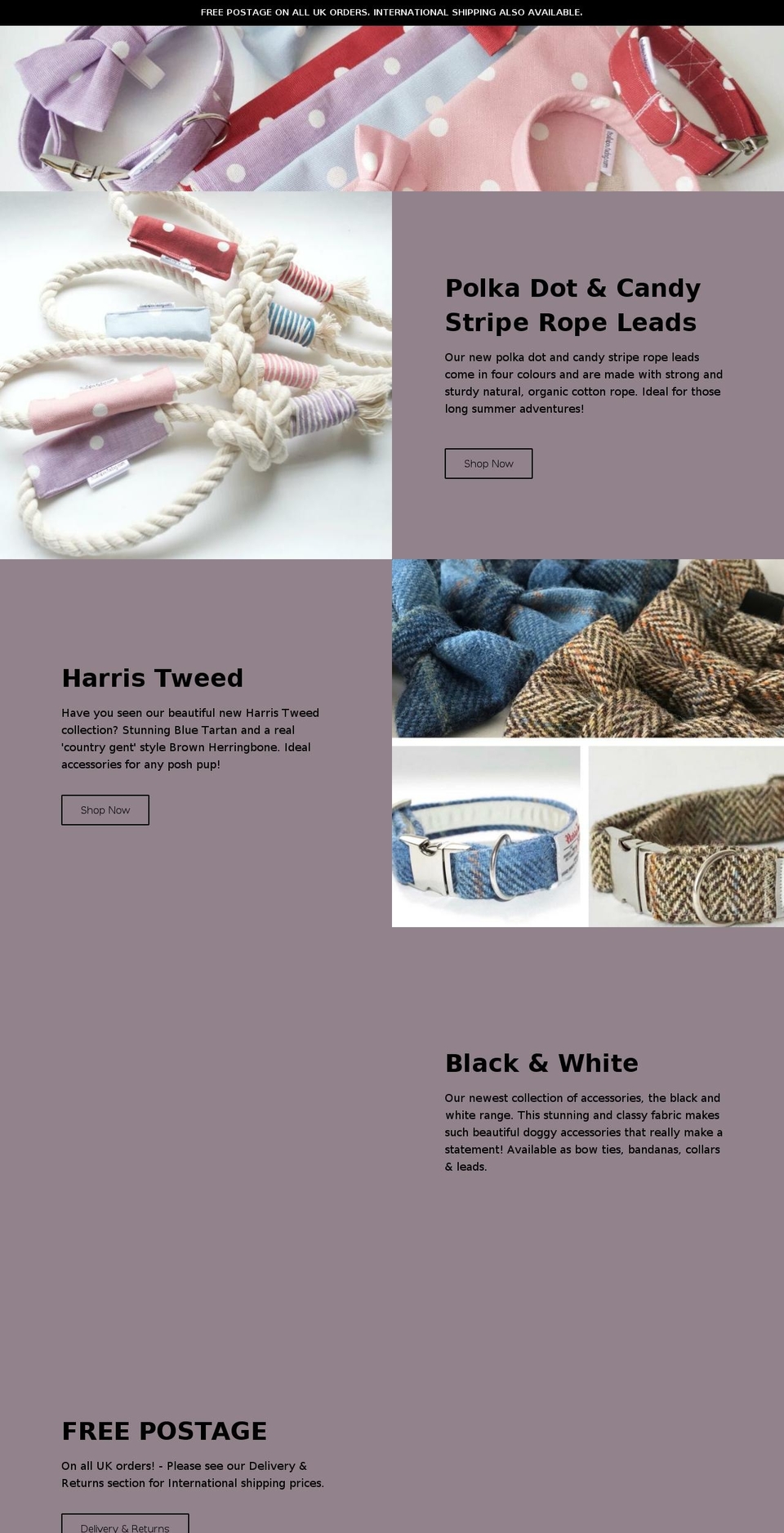 itsallaboutadog.com shopify website screenshot