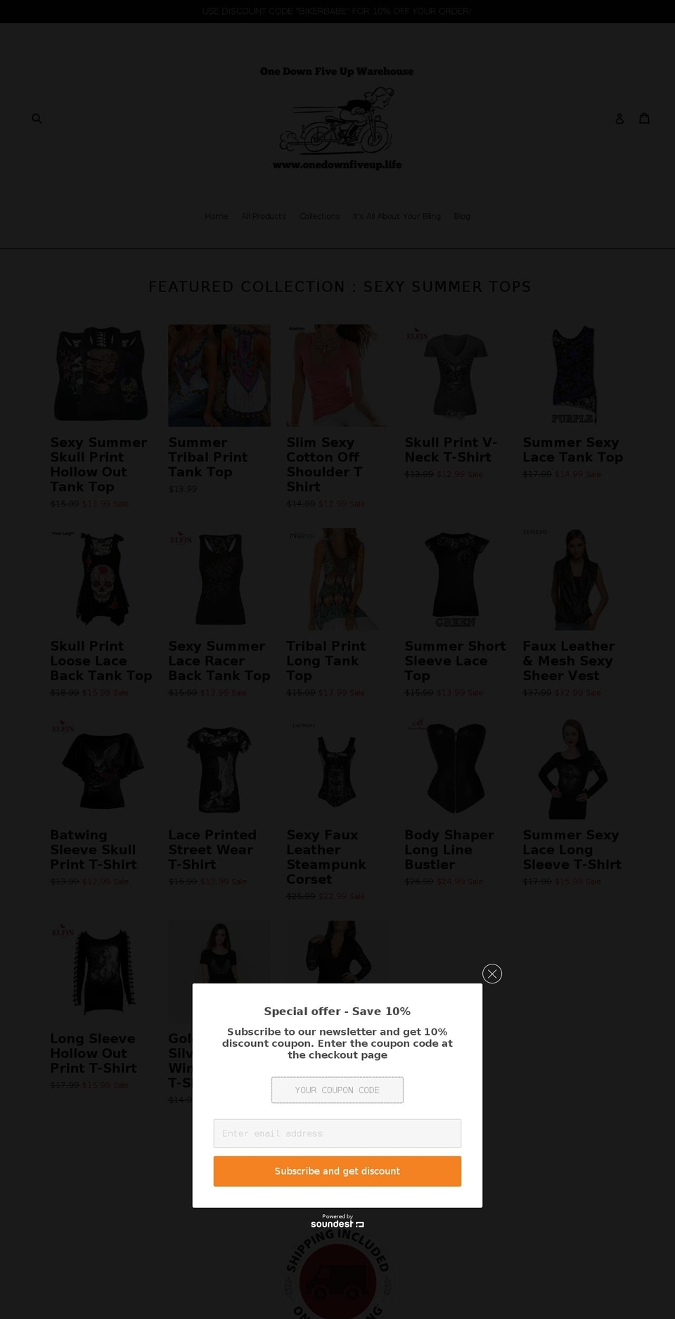 itsallaboutyourbling.us shopify website screenshot