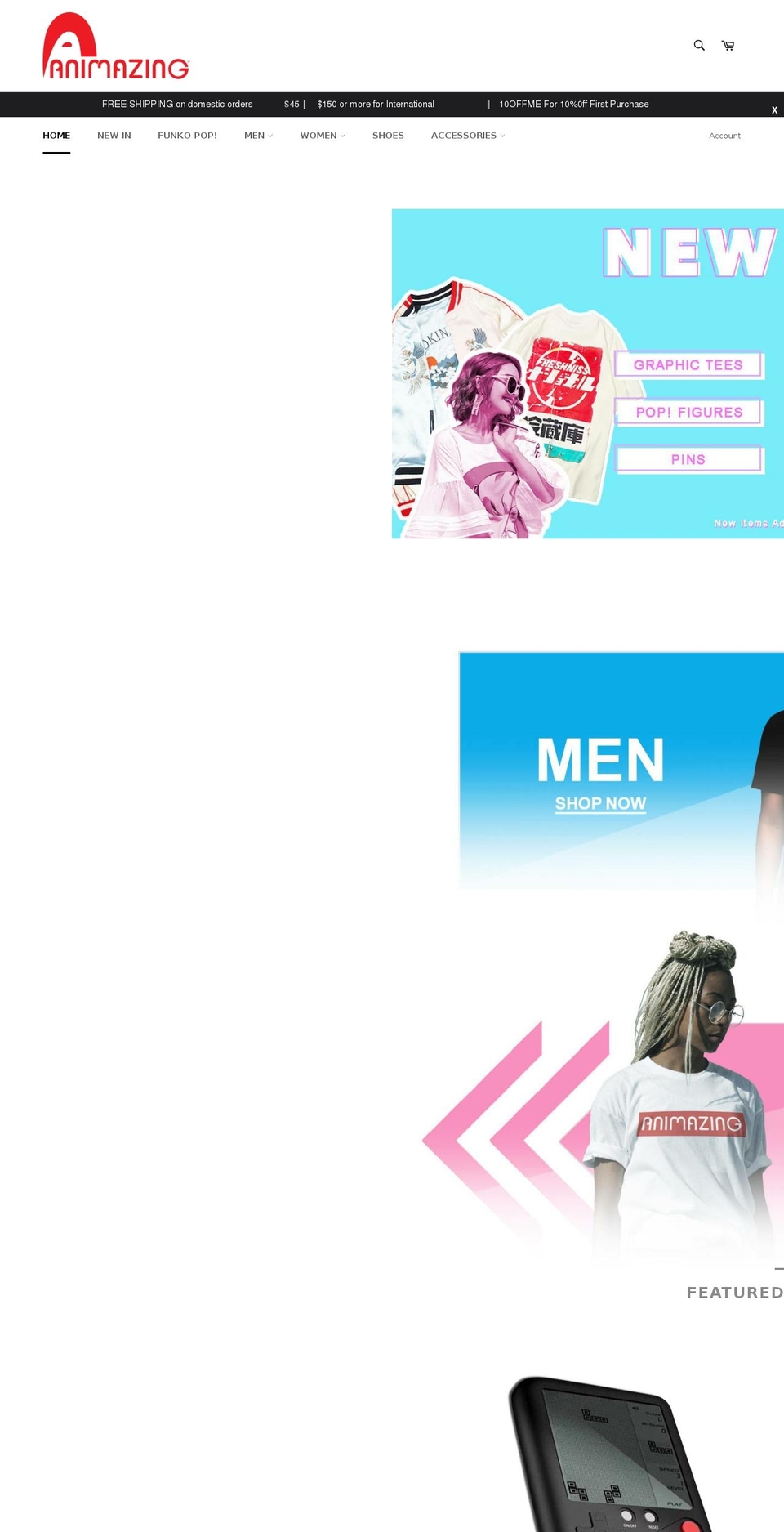 itsanimazing.com — Shopify storefront screenshot