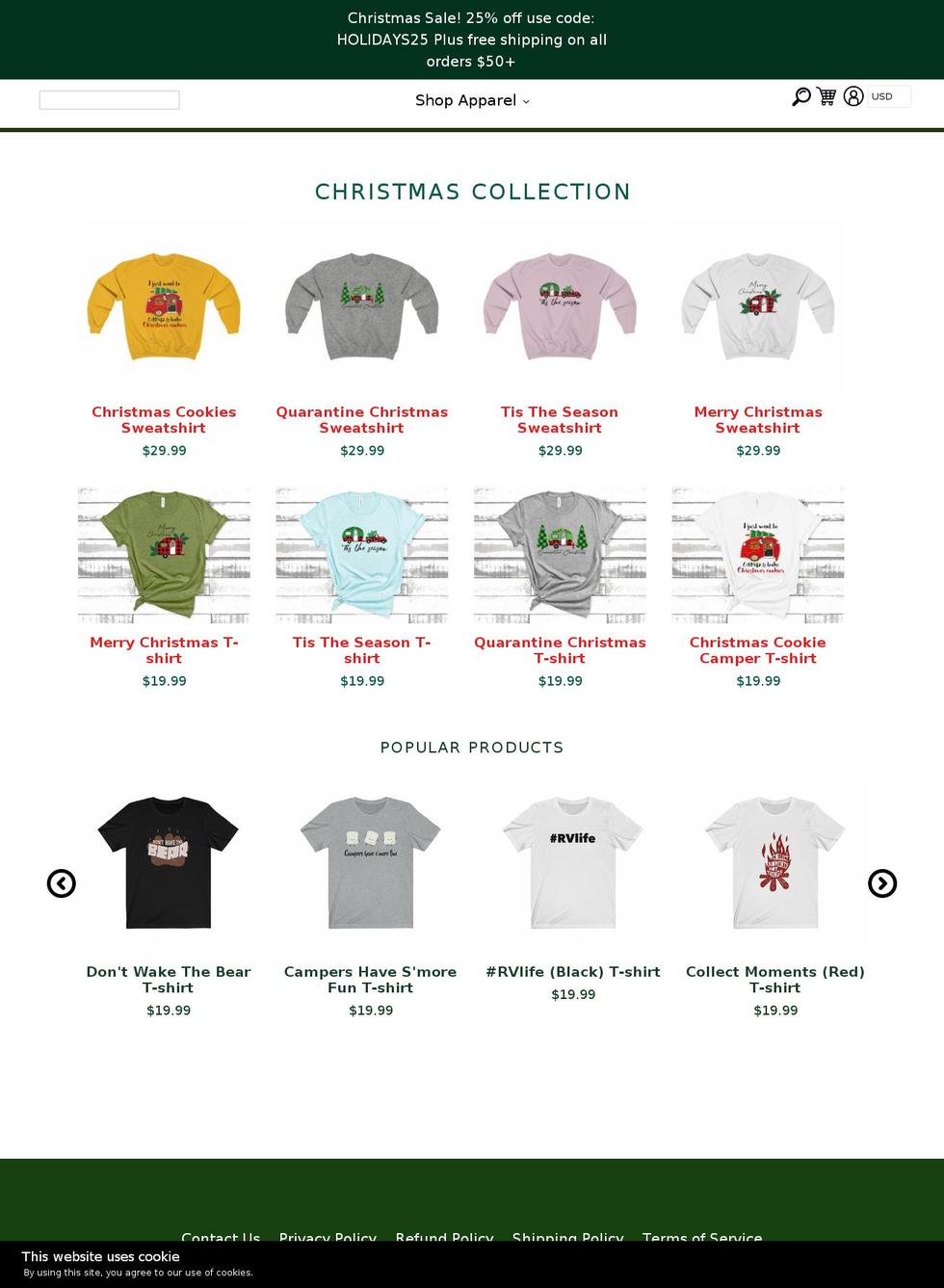 itsanrvthing.com shopify website screenshot