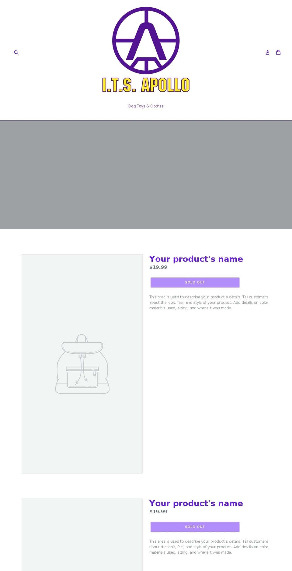 itsapollo.com — Shopify storefront screenshot